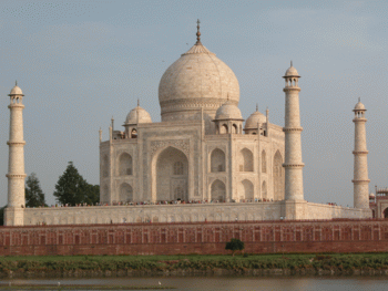 The Taj's backside