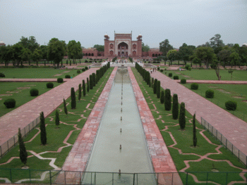 The Entrance to the Taj proper